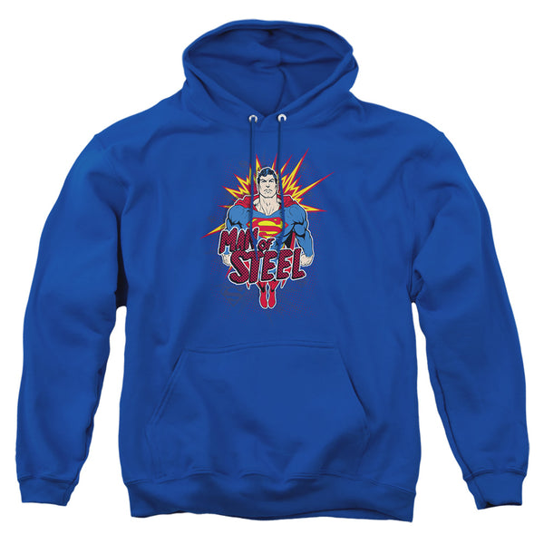 Superman - Steel Pop Adult Pull Over Hoodie