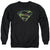 Superman - Distressed Camo Shield Adult Crewneck Sweatshirt