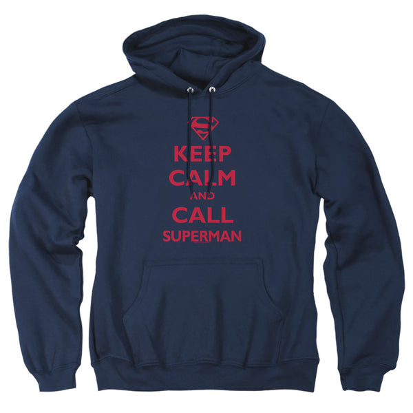 Superman - Call Superman Adult Pull Over Hoodie