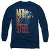 Superman - Steel Flight Adult Long Sleeve Shirt