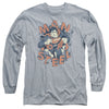 Superman - Coming Through Adult Long Sleeve Shirt
