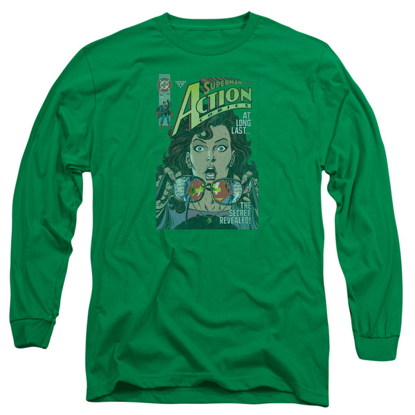 Superman - Secret Revealved Adult Long Sleeve Shirt
