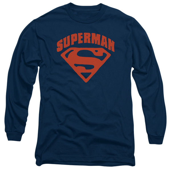 Superman - Super Shield Adult Long Sleeve Shirt