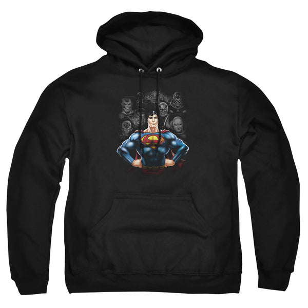 Superman - Villains Adult Pull Over Hoodie