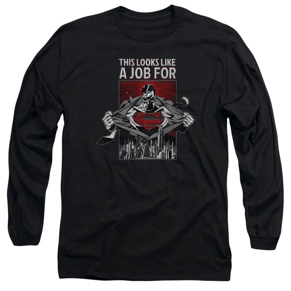 Superman - Watchful Eye Adult Long Sleeve Shirt