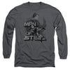 Superman - Steel Poses Adult Long Sleeve Shirt