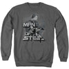 Superman - Steel Poses Adult Crewneck Sweatshirt