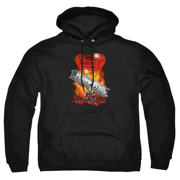 Superman - Steel Girder Adult Pull Over Hoodie