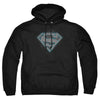 Superman - Checkerboard Adult Pull Over Hoodie
