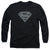 Superman - Checkerboard Adult Long Sleeve Shirt