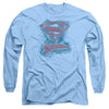 Superman - Its Sketchy Adult Long Sleeve Shirt