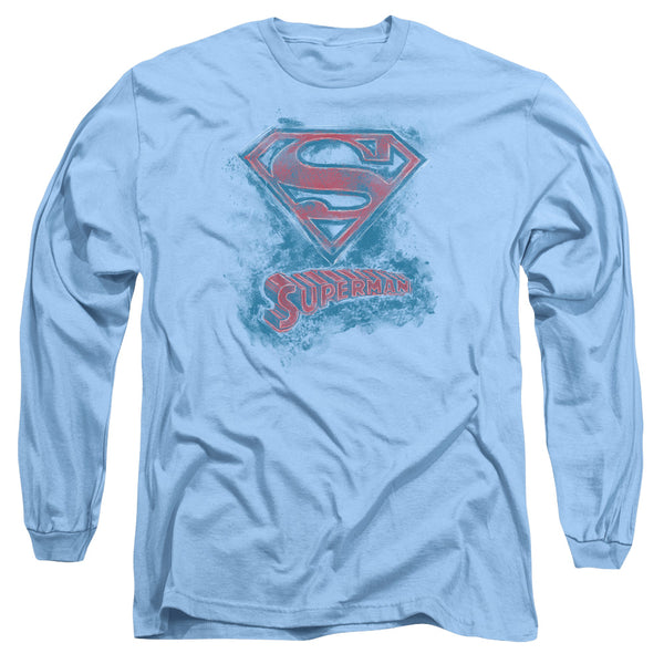 Superman - Its Sketchy Adult Long Sleeve Shirt