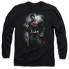 Superman - Light Of The Sun Adult Long Sleeve Shirt