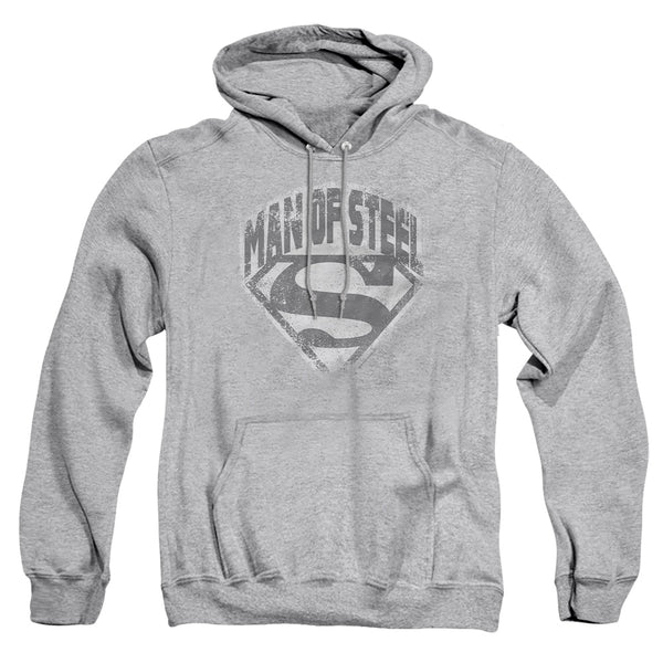 Superman - Man Of Steel Shield Adult Pull Over Hoodie