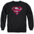 Superman - War Torn Shield Adult Crewneck Sweatshirt