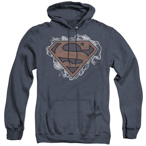 Superman - Storm Cloud Supes Adult Heather Hoodie