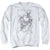 Superman - Exploding Space Sketch Adult Crewneck Sweatshirt