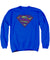 Superman - Tattered Shield Adult Crewneck Sweatshirt