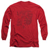 Superman - Code Red Adult Long Sleeve Shirt