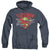 Superman - Chain Breaking Adult Heather Hoodie
