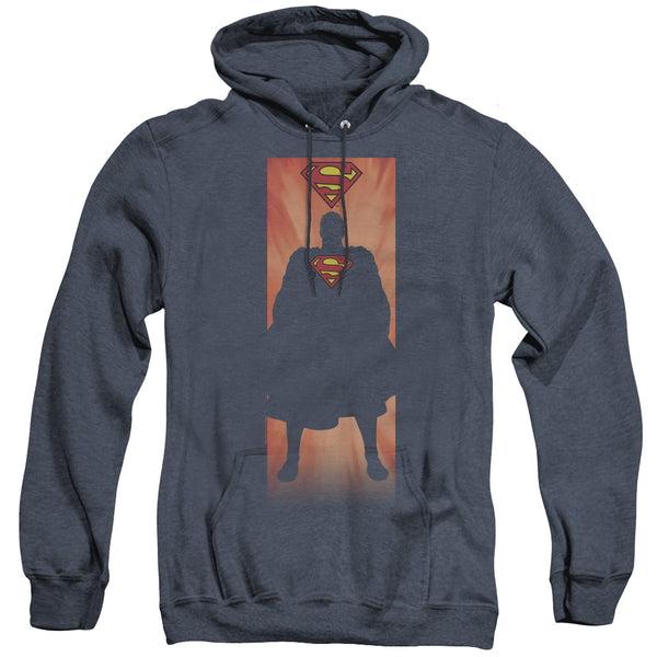 Superman - Block Adult Heather Hoodie