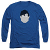 Superman - Supes Head Adult Long Sleeve Shirt
