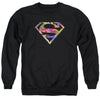 Superman - Hawaiian Shield Adult Crewneck Sweatshirt