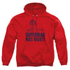 Superman - Was Right Adult Pull Over Hoodie
