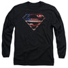 Superman - Super Patriot Adult Long Sleeve Shirt