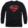 Superman - 52 Red Block Adult Long Sleeve Shirt