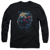 Superman - Breaking Space Adult Long Sleeve Shirt