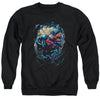 Superman - Breaking Space Adult Crewneck Sweatshirt