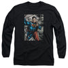 Superman - Super Selfie Adult Long Sleeve Shirt