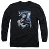 Superman - Protect Earth Adult Long Sleeve Shirt