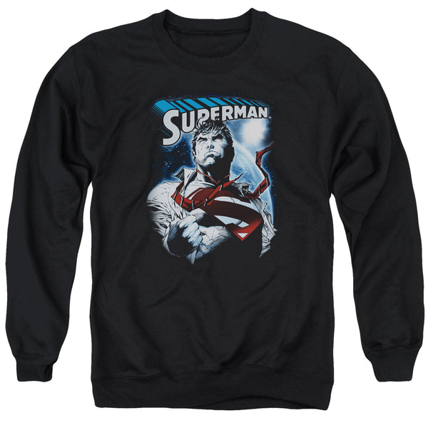 Superman - Protect Earth Adult Crewneck Sweatshirt