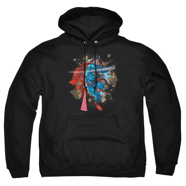 Superman - Rock Breaker Adult Pull Over Hoodie