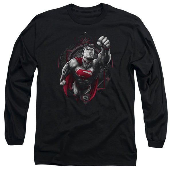 Superman - Propaganda Superman Adult Long Sleeve Shirt
