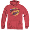Superman - Fly By Adult Heather Hoodie
