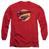 Superman - Fly By Adult Long Sleeve Shirt