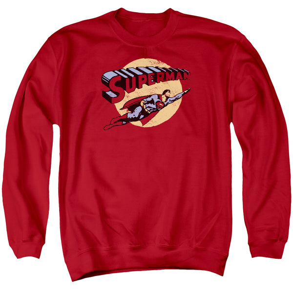 Superman - Fly By Adult Crewneck Sweatshirt