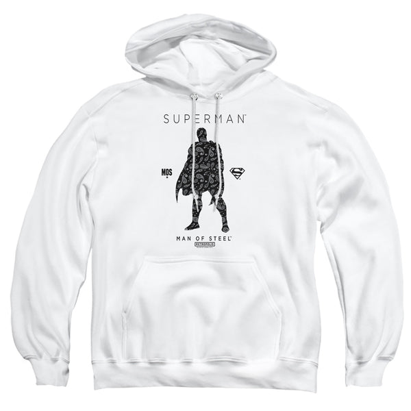 Superman - Paisley Sihouette Adult Pull Over Hoodie