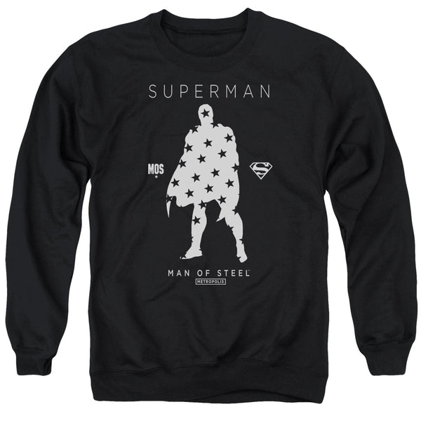 Superman - Star Silhouette Adult Crewneck Sweatshirt