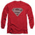 Superman - Elephant Shield Adult Long Sleeve Shirt