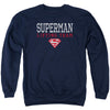 Superman - Lifting Team Adult Crewneck Sweatshirt
