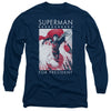 Superman - Superman For President Adult Long Sleeve