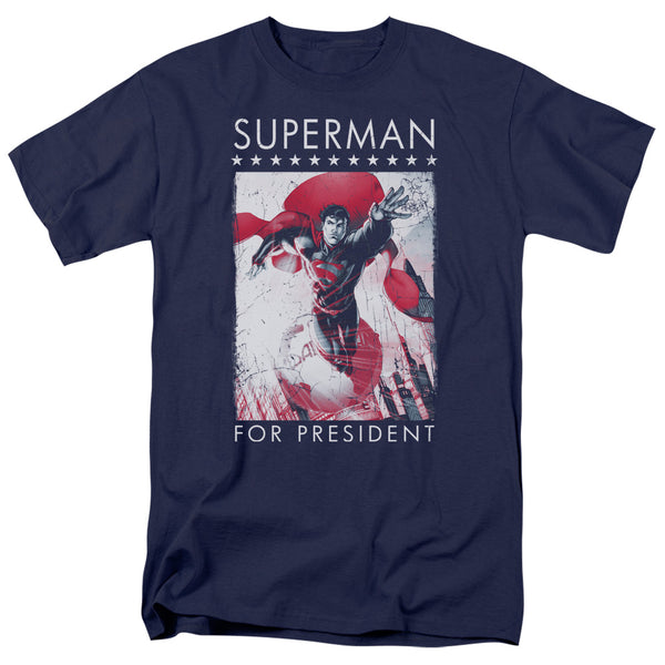 Superman - Superman For President Adult Regular Fit Short Sleeve