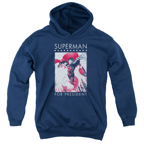 Superman - Superman For President Youth Hooded Sweatshirt