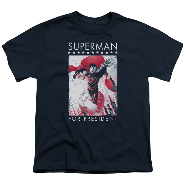 Superman - Superman For President Youth Short Sleeve