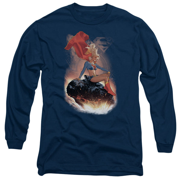 Superman - Ride It Out Adult Long Sleeve Shirt
