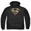 Superman - Gold Foil Shield Adult Pull Over Hoodie